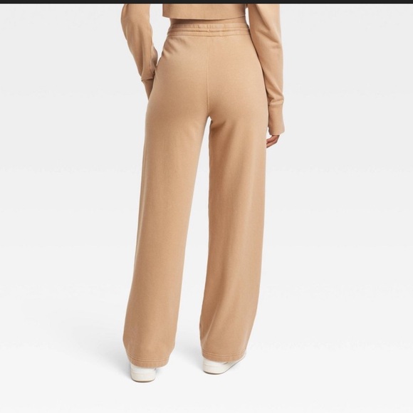 Joy Lab Tracksuit Tan Oversized Relaxed Fit Lounge Set Quarter Zip Large - Picture 5 of 13